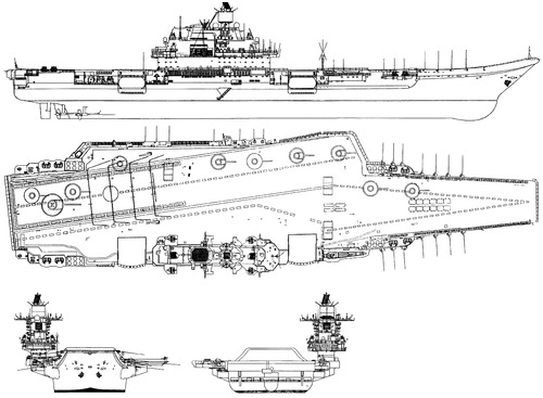 USSR Project 1143.6 Varyag (Kuznetsov class Aircraft Carrier)