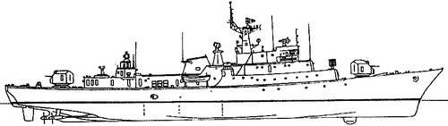 USSR Project 1159 Koni-class Frigate
