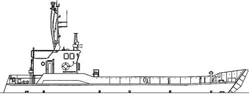 USSR Project 1176 Akula Ondatra-class Large Landig Ship