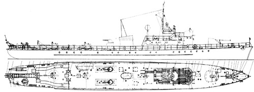 USSR Project 122A Artillerist -class Submarine Chaser (1943)