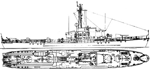 USSR Project 122bis Kronshtadt-class (Submarine Chaser)