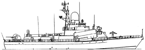 USSR Project 1234 Ovod Nanuchka I-class Small Missile Ship