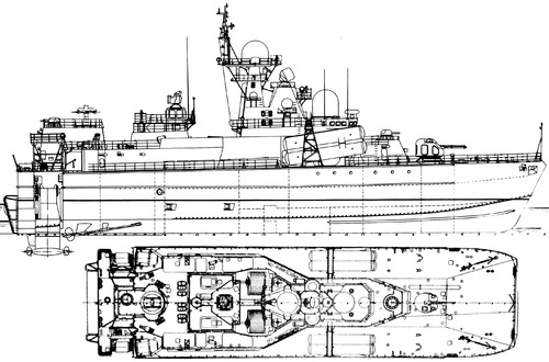 USSR Project 1239 Sivuch Bora -class Small Missile Ship