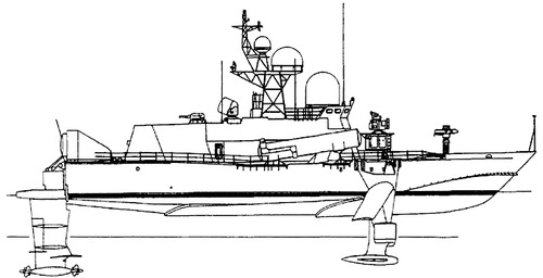 USSR Project 1240 Uragan Sarancha-class Small Missile Ship
