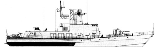 USSR Project 1241.1 Molniya Tarantul II MAK-160 Missile Boat