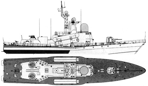 USSR Project 1241.1 Molniya Tarantul II R-2 Missile Boat (2005)