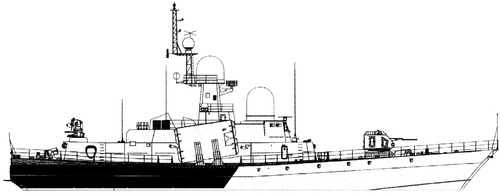 USSR Project 1241.1 Molniya Tarantul II R-71 Missile Boat