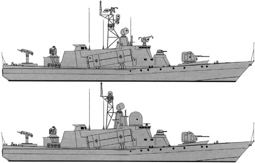 USSR Project 1241R Molniya Tarantul III Missile Boat