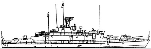 USSR Project 1248 Moskit Vosh class Border Patrol Boat