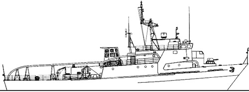 USSR Project 1256 Topaz Andryusha-class Coastal Minesweeper
