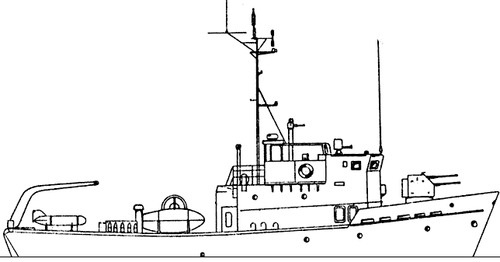 USSR Project 1258 Korund Yevgenya-class Coastal Minesweeper