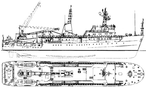 USSR Project 130 Bereza-class Deperming Vessel
