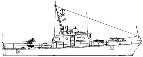 USSR Project 1400ME Grif-M Zhuk class Border Patrol Boat 1