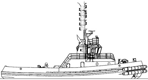 USSR Project 1660.9 Harbour Tugboat