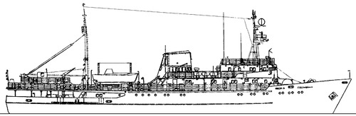 USSR Project 1799.4 Pelym class Degaussing Ship