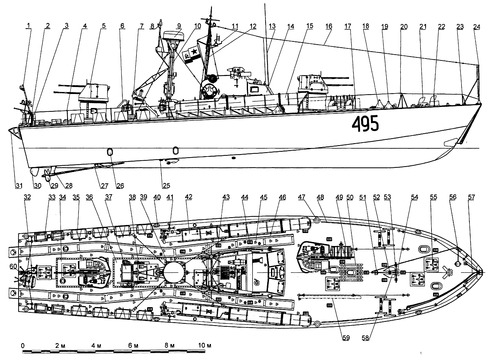 USSR Project 183 Bolshevik Torpedo Boat