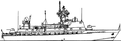 USSR Project 205P Tarantul Stenka-class Border Patrol Boat
