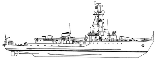 USSR Project 254 T43-class Minesweeper