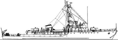 USSR Project 254 T43-class Seagoing Minesweeper
