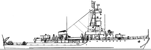 USSR Project 254K T43-class Seagoing Minesweeper