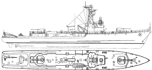 USSR Project 264 T58-class Seagoing Minesweeper