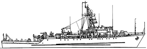USSR Project 266M Akvamarin Natya-class Seagoing Minesweeper