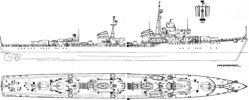 USSR Project 30bis Skoryy-class Destroyer 2-i