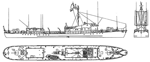 USSR Project 357 Communication Ship (1953)