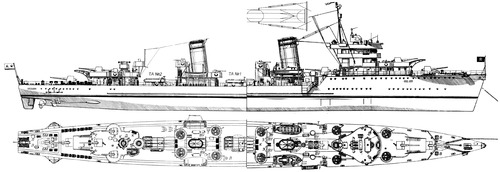 USSR Project 38 Baku (Flotilla Leader) (1942)