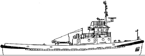 USSR Project 498 Prometey class Harbour Tugboat