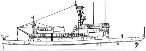 USSR Project 535 Yelva class Seagoing Diving Boat