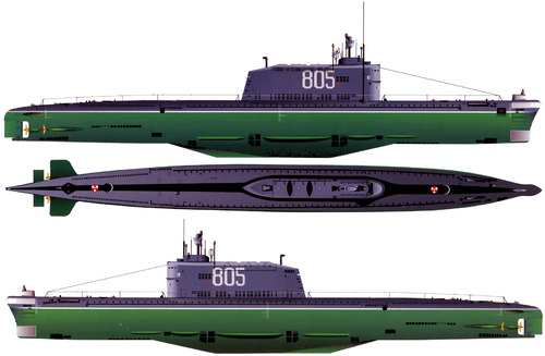 USSR Project 629 K-83 (Golf I-class SSB Submarine) (1962)
