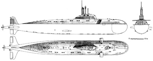 USSR Project 671 Yersh (Victor I-class SSN Submarine)