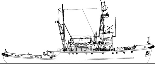 USSR Project 733 Okhtenskiy class Seagoing Tug