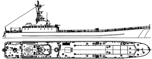 USSR Project 770 Polnocny A-class Medium Landing Ship