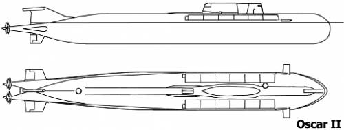 USSR Project 949A Antey - Oscar II SSBN