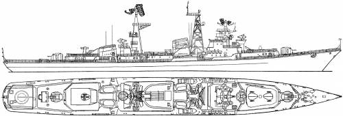 USSR Provorny (Kashin Class Project 61E Destroyer) (1965)