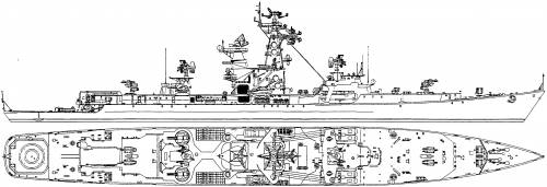 USSR Sevastopol (Kresta I Class Project Missile Cruiser) (1966)