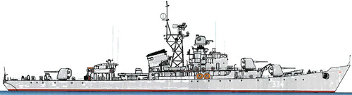 USSR SKR-68 (Project 50 Gornostay Riga-class Frigate)