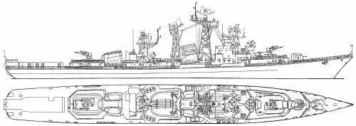 USSR Smetlivy (Kashin Class Project 61E Destroyer) (1965)
