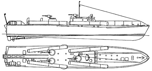 USSR SRK-DD (Project 163 Torpedo Boat)