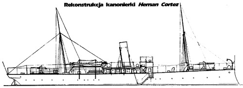 SNS Hernan Cortez 1895 (Gunboat)