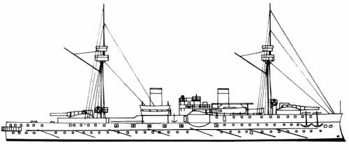 SNS Pelayo (Battleship) - Spain (1888)