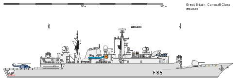 GB FF Type 22 B3 CORNWALL