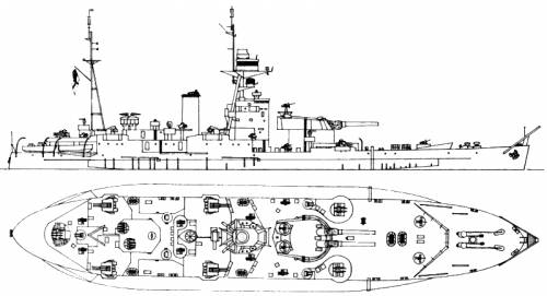 HMS Abercrombie F109 (Monitor) (1943)
