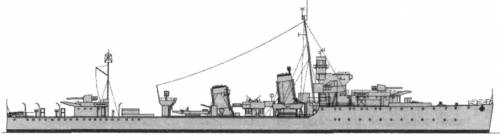HMS Achates H12 (Destroyer) (1942)