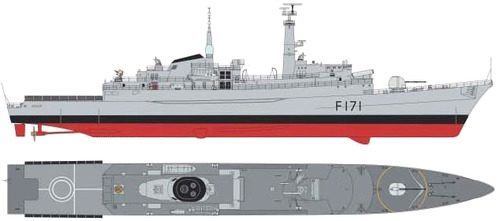 HMS Active F171 (Type 21 Frigate)