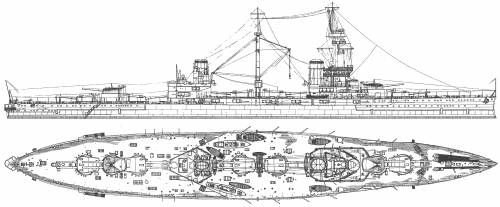 HMS Agincourt (Battleship) (1918)