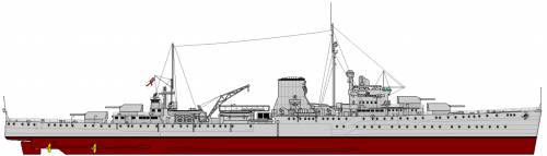 HMS Ajax [Light Cruiser] (1940)