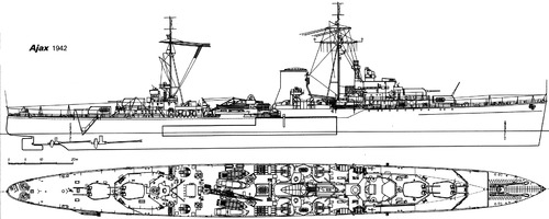 HMS Ajax (Light Cruiser) (1942)
